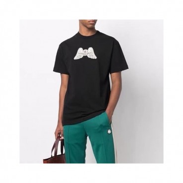 몽클레어 남/녀 크루넥 블랙 반팔티 - Unisex Black Short