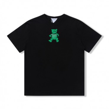 보테가 남자 크루넥 블랙 반팔티 - Unisex Black Short