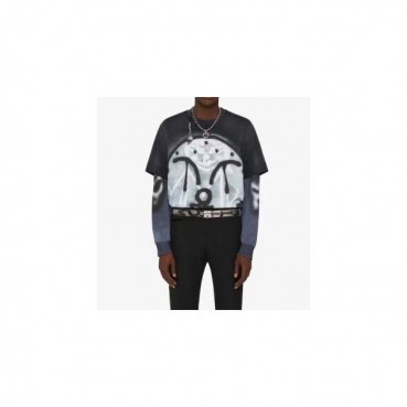 Givenchy  Mens Logo Short Sleeved Tshirts Black - 지방시 2022 남성 로고 코튼 반팔티 Giv0592x Size(s 