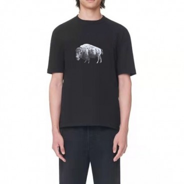 LANVIN Unisex Tshirts Black - 랑방 2022 남/녀 로고 반팔티 