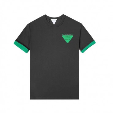 Bottega Veneta  Unisex Casual Short-sleeved Tshirts Black 