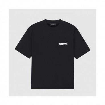 Balenciaga  Mm/Wm Logo Cotton Short Sleeved Tshirts Black - 발렌시아가 2021 남/녀 로고 코튼 반팔티 Bal01264x Size(xs 