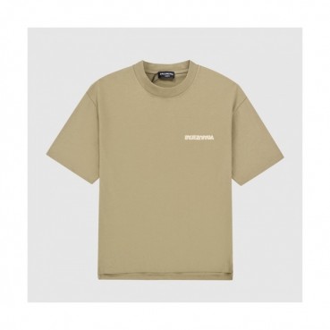 Balenciaga  Mm/Wm Logo Cotton Short Sleeved Tshirts Camel - 발렌시아가 2021 남/녀 로고 코튼 반팔티 Bal01263x Size(xs 