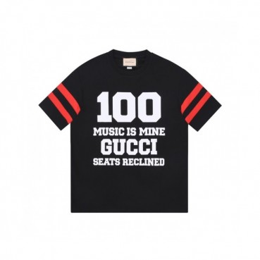 Gucci  Mm/Wm Logo Short Sleeved Tshirts Black - 구찌 2021 남/녀 로고 반팔티 Guc04511x Size(xs 
