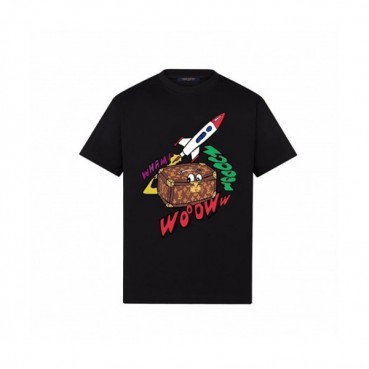 Louis vuitton  Mm/Wm Logo Short Sleeved Tshirts Black - 루이비통 2021 남/녀 로고 반팔티 Lou03811x Size(s 