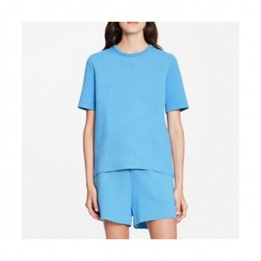 Louis vuitton  Mm/Wm Logo Short Sleeved Tshirts Blue - 루이비통 2021 남/녀 로고 반팔티 Lou03808x Size(s 