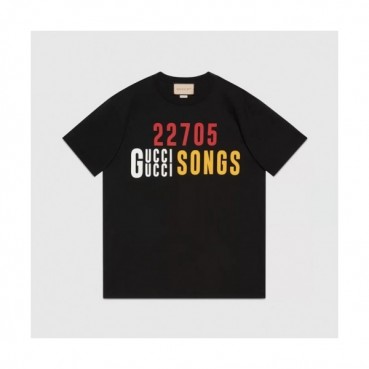 Gucci  Mm/Wm Logo Short Sleeved Tshirts Black - 구찌 2021 남/녀 로고 반팔티 Guc04487x Size(xs 