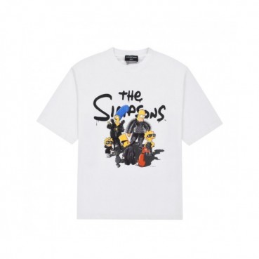 Balenciaga  Mm/Wm Logo Cotton Short Sleeved Tshirts White - 발렌시아가 2021 남/녀 로고 코튼 반팔티 Bal01248x Size(s 