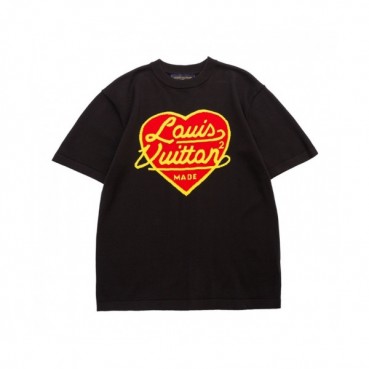 Louis vuitton  Mm/Wm Logo Short Sleeved Tshirts Black - 루이비통 2021 남/녀 로고 반팔티 Lou03733x Size(s 