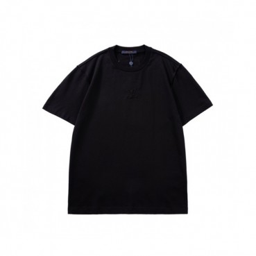 Louis vuitton  Mm/Wm Logo Short Sleeved Tshirts Black - 루이비통 2021 남/녀 로고 반팔티 Lou03674x Size(s 
