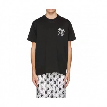 Burberry  Mm/Wm Logo Cotton Short Sleeved Tshirts Black - 버버리 2021 남/녀 로고 코튼 반팔티 Bur04154x Size(s 
