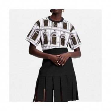 Louis vuitton  Womens Logo Short Sleeved Tshirts Black - 루이비통 2021 여성 로고 반팔티 Lou03648x Size(s 