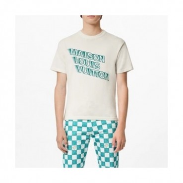 Louis vuitton  Mm/Wm Logo Short Sleeved Tshirts White - 루이비통 2021 남/녀 로고 반팔티 Lou03647x Size(s 