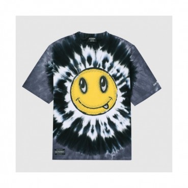 BAD MONDAY   Mm/Wm Logo Cotton Short-sleeved Thirts Gray 