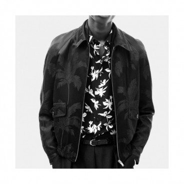 Saint Lauren Mens Trendy Shirs - 입생로랑 남성 플라워 반팔티 