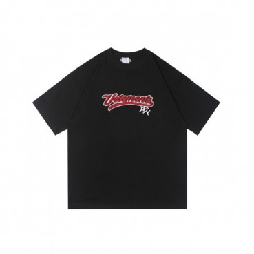 Vetements  Mm/Wm Printing Logo Cotton Short Sleeved Oversize Tshirts Black - 베트멍 2021 남/녀 프린팅 로고 코튼 오버사이즈 반팔티 Vet0189x Size(xs 