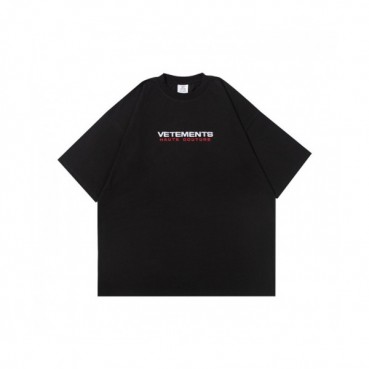Vetements  Mm/Wm Printing Logo Cotton Short Sleeved Oversize Tshirts Black - 베트멍 2021 남/녀 프린팅 로고 코튼 오버사이즈 반팔티 Vet0184x Size(xs 