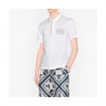 Dior  Mm/Wm Casual Crew-neck Short Sleeved Tshirts White 
