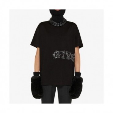 Givenchy  Mens Logo Short Sleeved Tshirts Black - 지방시 2021 남성 로고 코튼 반팔티 Giv0546x Size(xs 
