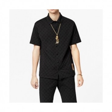 Louis vuitton  Mens Logo Short Sleeved Tshirts Black - 루이비통 2021 남성 로고 반팔티 Lou03545x Size(xs 