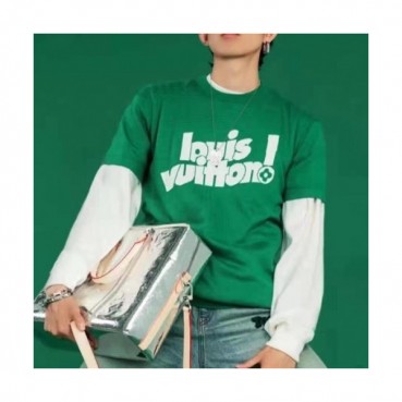 Louis vuitton  Mm/Wm Logo Short Sleeved Tshirts Green - 루이비통 2021 남/녀 로고 반팔티 Lou03544x Size(xs 