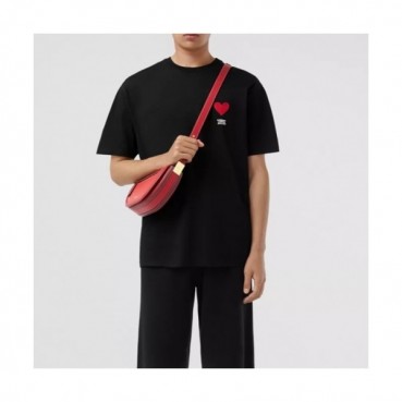 Burberry  Mm/Wm Logo Cotton Short Sleeved Tshirts Black - 버버리 2021 남/녀 로고 코튼 반팔티 Bur04069x Size(xs 