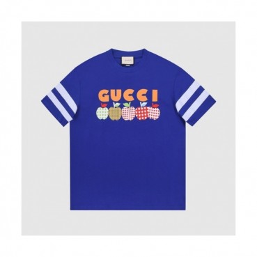 Gucci  Mm/Wm Logo Short Sleeved Tshirts Blue - 구찌 2021 남/녀 로고 반팔티 Guc04001x Size(xs 