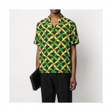 Bottega Veneta  Mm/Wm Business Polo Short-sleeved Tshirts Green 
