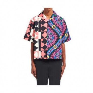 Prada  Mens Basic Logo Short Sleeved Tshirts Purple - 프라다 2021 남성 베이직 로고 폴로 반팔티 Pra02364x Size(s 