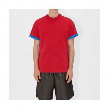 Bottega Veneta  Mm/Wm Business Polo Short-sleeved Tshirts Red 