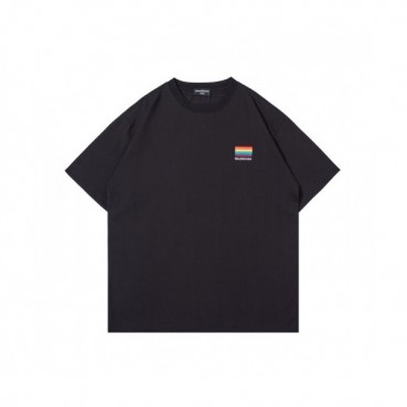 Balenciaga  Mm/Wm Logo Cotton Short Sleeved Tshirts Black - 발렌시아가 2021 남/녀 로고 코튼 반팔티 Bal01165x Size(xs 