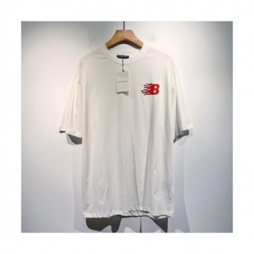 Balenciaga  Mm/Wm Logo Cotton Short Sleeved Tshirts White - 발렌시아가 2021 남/녀 로고 코튼 반팔티 Bal01160x Size(s 