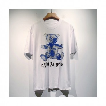 Palm Angels  Mm/Wm Logo Cotton Short Sleeved Tshirts White - 팜 엔젤스 2021 남/녀 로고 코튼 반팔티셔츠 Pam0332x Size(m 