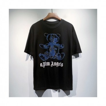 Palm Angels  Mm/Wm Logo Cotton Short Sleeved Tshirts Black - 팜 엔젤스 2021 남/녀 로고 코튼 반팔티셔츠 Pam0331x Size(m 