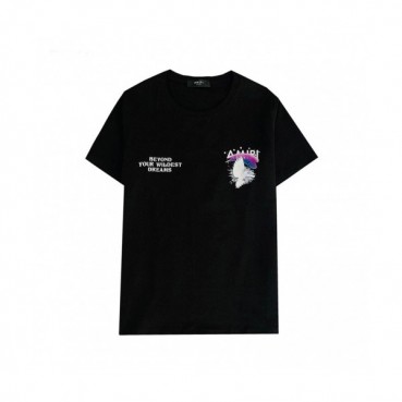 Amiri Mm/Wm Logo Cotton Short Sleeved Tshirts Black - 아미리 2021 남/녀 로고 코튼 반팔티 Ami0265x Size(m 