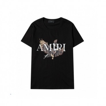 Amiri Mm/Wm Logo Cotton Short Sleeved Tshirts Black - 아미리 2021 남/녀 로고 코튼 반팔티 Ami0263x Size(m 