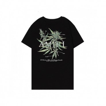 Amiri Mm/Wm Logo Cotton Short Sleeved Tshirts Black - 아미리 2021 남/녀 로고 코튼 반팔티 Ami0261x Size(s 