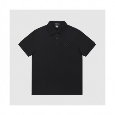 Chanel  Mm/Wm 'CC' Logo Cotton Short Sleeved Tshirts Black - 샤넬 2021 남/녀 'CC'로고 코튼 반팔티 Cnl0749x Size(xs 
