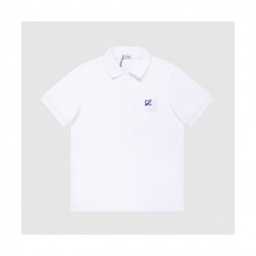 Loewe  Mens Smile Short Sleeved Tshirts White - 로에베 2021 남성 폴로 반팔티 Loe0473x Size(xs 