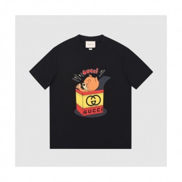 Gucci  Mm/Wm Logo Short Sleeved Tshirts Black - 구찌 2021 남/녀 로고 반팔티 Guc03926x Size(s 