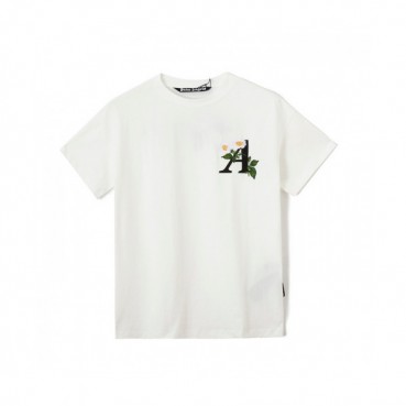 Palm Angels  Mm/Wm Logo Cotton Short Sleeved Tshirts White - 팜 엔젤스 2021 남/녀 로고 코튼 반팔티셔츠 Pam0320x Size(s 