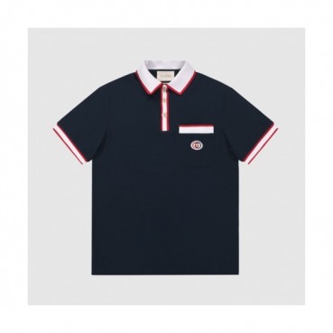 Gucci  Mm/Wm Logo Short Sleeved Tshirts Navy - 구찌 2021 남/녀 로고 반팔티 Guc03921x Size(xs 