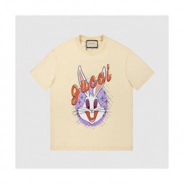 Gucci  Mm/Wm Logo Short Sleeved Tshirts Ivory - 구찌 2021 남/녀 로고 반팔티 Guc03917x Size(s 