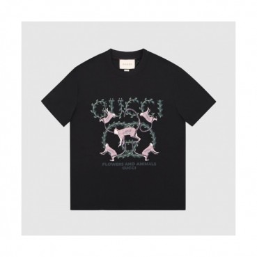 Gucci  Mm/Wm Logo Short Sleeved Tshirts Black - 구찌 2021 남/녀 로고 반팔티 Guc03914x Size(s 