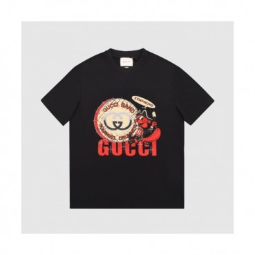Gucci  Mm/Wm Logo Short Sleeved Tshirts Black - 구찌 2021 남/녀 로고 반팔티 Guc03912x Size(s 