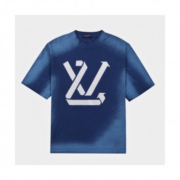 Louis vuitton  Mm/Wm Logo Short Sleeved Tshirts Blue - 루이비통 2021 남/녀 로고 반팔티 Lou03454x Size(s 