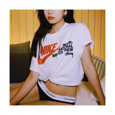 Nike Womens White Tshirts - 나이키 2021 여성 코튼 반팔티 