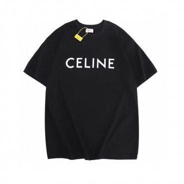 Celine  Mm/Wm Hedi Slimane Logo Cotton Short Sleeved Tshirts Camel - 셀린느 2023 남/녀 로고 코튼 반팔티 Cel0134x Size(xs 