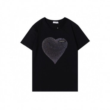 Balenciaga  Mm/Wm Logo Cotton Short Sleeved Tshirts Black - 발렌시아가 2021 남/녀 로고 코튼 반팔티 Bal01140x Size(s 