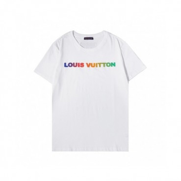 Louis vuitton  Mm/Wm Logo Short Sleeved Tshirts White - 루이비통 2021 남/녀 로고 반팔티 Lou03448x Size(s 